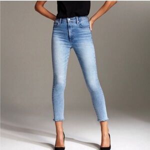 Denim Forum Lola High Rise Skinny Crop size 27